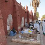 Wares for sale outside the Hotel de l'Oasis Rouge.