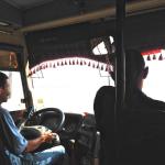Headed on this "fancy" bus fifteen hours back to Algiers!