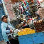Typical street in La Paz.