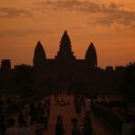 Sunrise over Angkor Wat.
