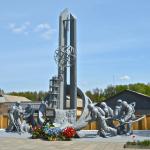 Monument to the first responders of the explosion and fire at reactor number 4.