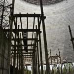 Inside the cooling tower for reactors 5 and 6.