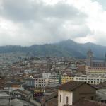 Quito, the capital.  This was the view from my hotel.