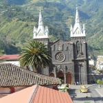 View from my hotel in Banos.