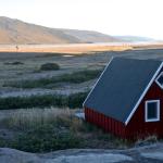 View from my hostel in Kangerlussuaq.