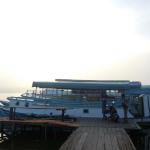 Houseboat I rent to see the orangutans.