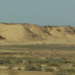 View of the terrain on the drive from Tehran to Isfahan.
