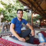 A guy who joined my guide and me for a drink.  He just came over and sat down then promptly wanted his picture taken.