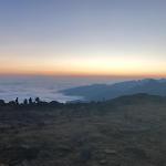 View from my tent at Shira Cave Camp.