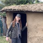 Masai home. They tear them down every ten years and rebuild.