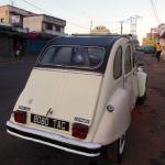 Check out the funky taxis!