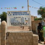 Arriving in Timbuktu (Tombouctou in French).