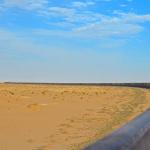 Heading East through the sands of Mauritania.