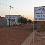 Arriving in Chenguetti, one of the more attractive of the ancient caravan towns in the Sahara. Some of it's buildings date from the 13th century.