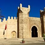Chellah, a medieval fortified Muslim necropolis in Rabat.