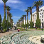 Outside Rabat train station.