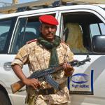 One of my military guards on the way to the festival in the bush!