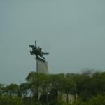 Chollima Statue.  Chollima was a mythical creature who could cover hundreds of kilometers in one day and Chollima speed was the speed at which the DPRK constructed monuments.