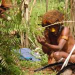 Huli Wigman preparing for a Sing Sing.
