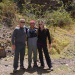 Saying goodbye to Cesar, our guide.
