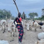 The Mundari are very tall, even the ladies! 