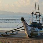 Beach at Welligama.