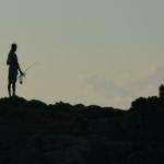 Fisherman early in the morning.