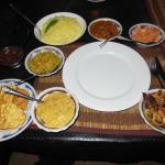Rice and curry.  All this for just me!