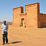My driver, Mohamed at Musawarat.