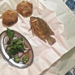 My first meal in Sudan, eaten with the hands, of course.