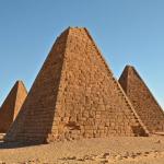 Pyramids next to Jebel Barkal in Karima.