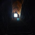 Coming out of the tomb at El Kurru. I'm glad I'm not afraid of the dark!