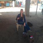 Having my morning coffee in Karima. When my driver and I sat down, there was no one there. Upon my sighting, people started to join us!