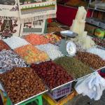 Goods for sale in the old town.