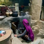I got to check out my hosts kitchen in Sarhad-e Broghil. The ladies were making bread.