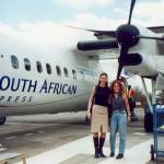 Landing in Kruger Park, South Africa