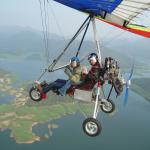 Micro Light over Chiang Mai, Thailand.