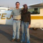 Me and my pilot.