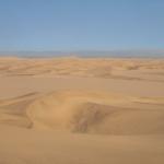 The desert seems to go on forever.