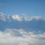 Flying into Lukla.