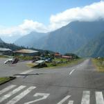 As seen from the take off position.