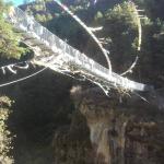Yet another suspension bridge, I'm glad I'm not afraid of heights.