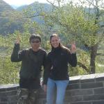 Why Asians always want their picture taken with Westerners, I don't know!