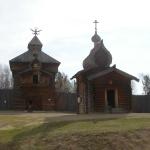 Outdoor wood museum, Siberia.