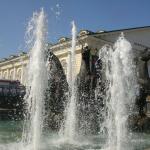 Fountain in Moscow.