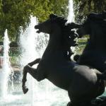 Fountain in Moscow.