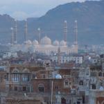 Sunset over the old city of Sana'a